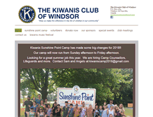 Tablet Screenshot of kiwanisactivities.com